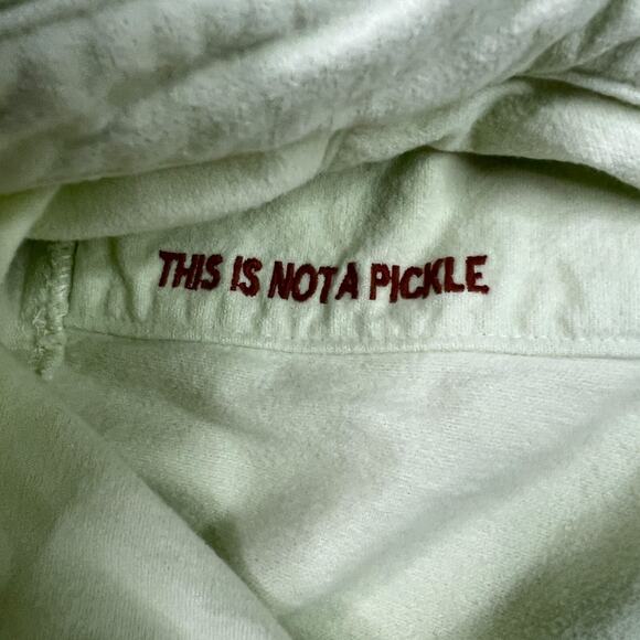 Old Bull Lee Neon Heavyweight Button Down Surf Oxford Shirt Pickle FLAW Green XL - Picture 7 of 8